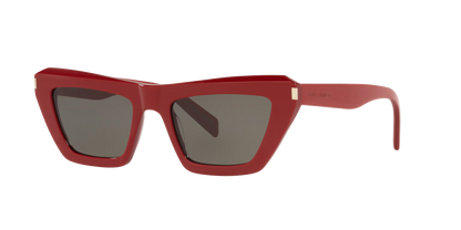 Saint Laurent Red-Grey Sunglasses | Saint Laurent SL 467 Red-Grey