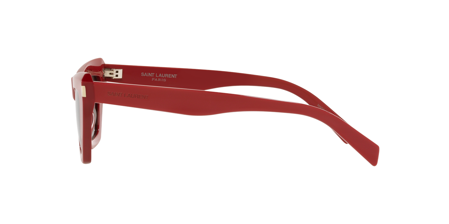 Saint Laurent Red-Grey Sunglasses | Saint Laurent SL 467 Red-Grey