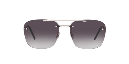 Saint Laurent SL 309 Rimless Brown-Silver Sunglasses
