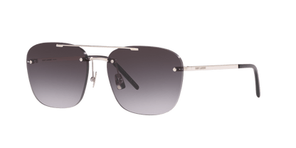 Saint Laurent SL 309 Rimless Brown-Silver Sunglasses