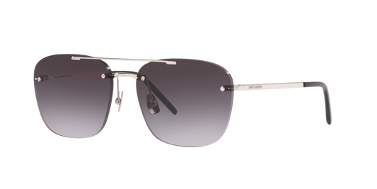 Saint Laurent SL 309 Rimless Brown-Silver Sunglasses