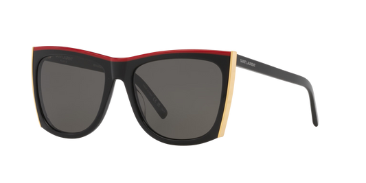 משקפי שמש סן לורן שחור-אפור | Saint Laurent SL539PALOM Black-Grey