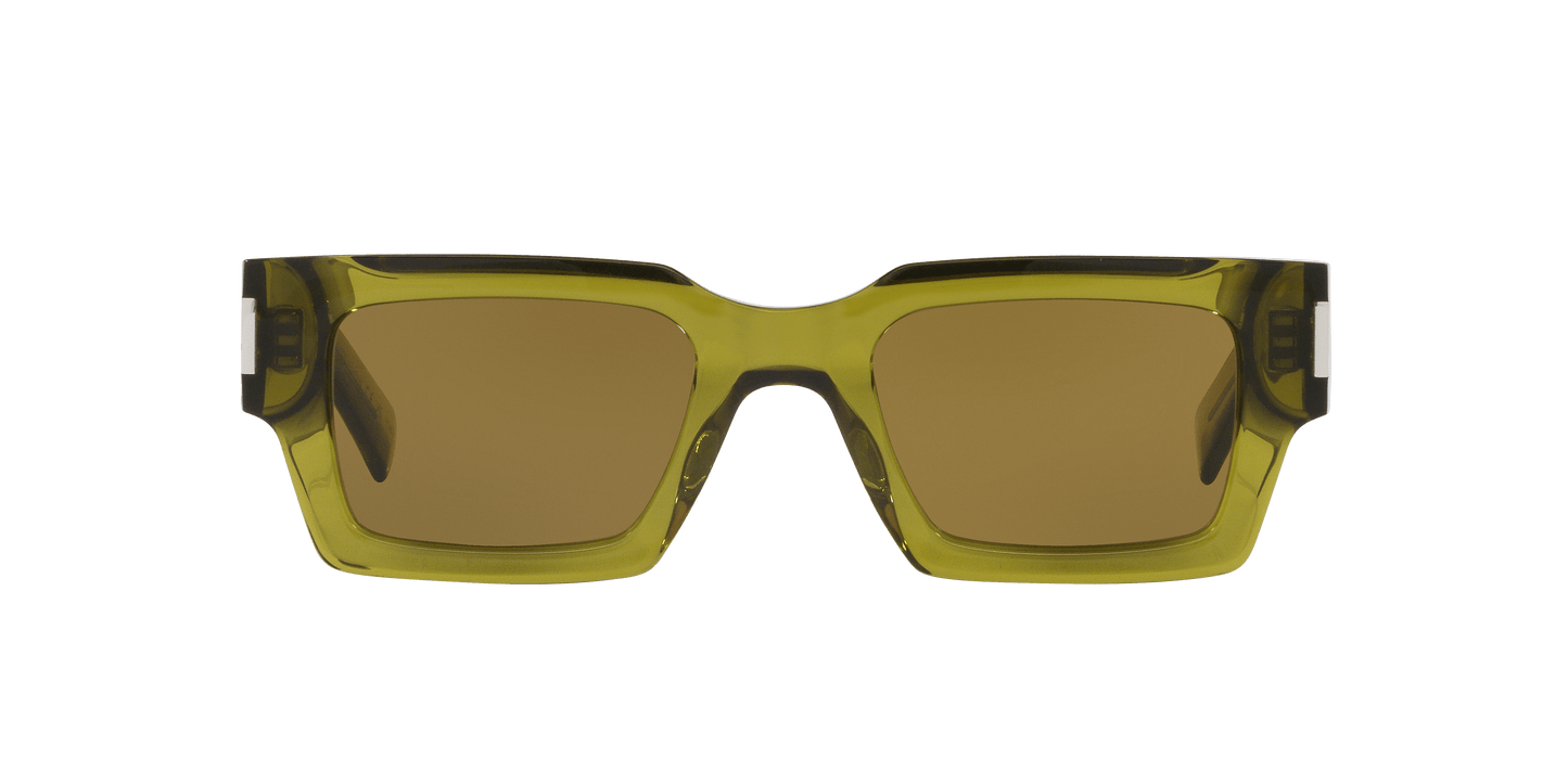 משקפי שמש של סן לורן בצבע ירוק-חום | Saint Laurent SL572 Green-Brown