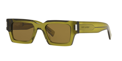 משקפי שמש של סן לורן בצבע ירוק-חום | Saint Laurent SL572 Green-Brown