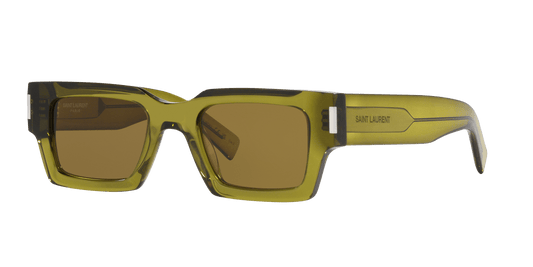משקפי שמש של סן לורן בצבע ירוק-חום | Saint Laurent SL572 Green-Brown
