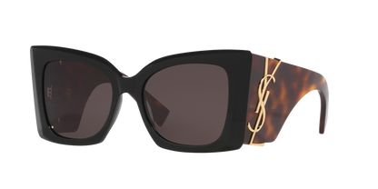 משקפי שמש סן לורן שחור-חום | Saint Laurent SL M119 Blaze Black-Brown