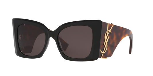 משקפי שמש סן לורן שחור-חום | Saint Laurent SL M119 Blaze Black-Brown