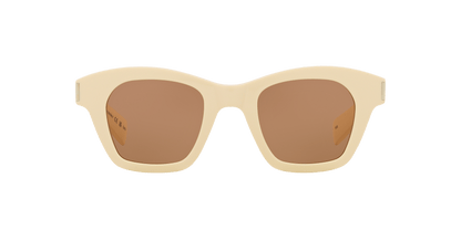 Saint Laurent SL 592 Ivory-Brown Sunglasses