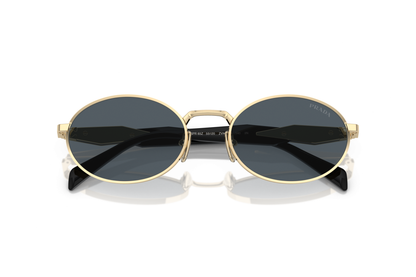 Prada Sunglasses Pale Gold-Dark Gray | Prada PR 65ZS Pale Gold-Dark Gray