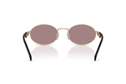 Prada Sunglasses Pale Gold-Light Purple/Brown | Prada PR 65ZS Pale Gold-Light Purple/Brown