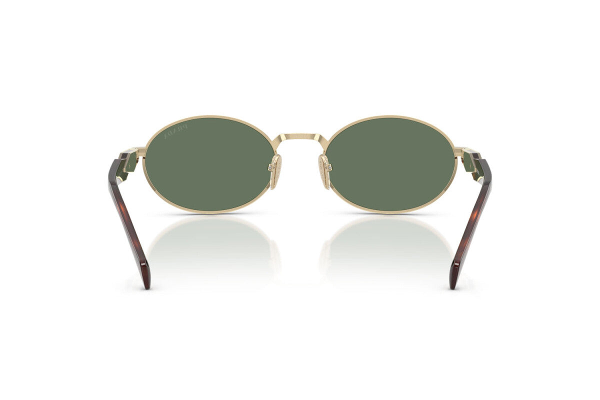 Prada Sunglasses Pale Gold-Dark Green | Prada PR 65ZS Pale Gold-Dark Green