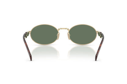 Prada Sunglasses Pale Gold-Dark Green | Prada PR 65ZS Pale Gold-Dark Green