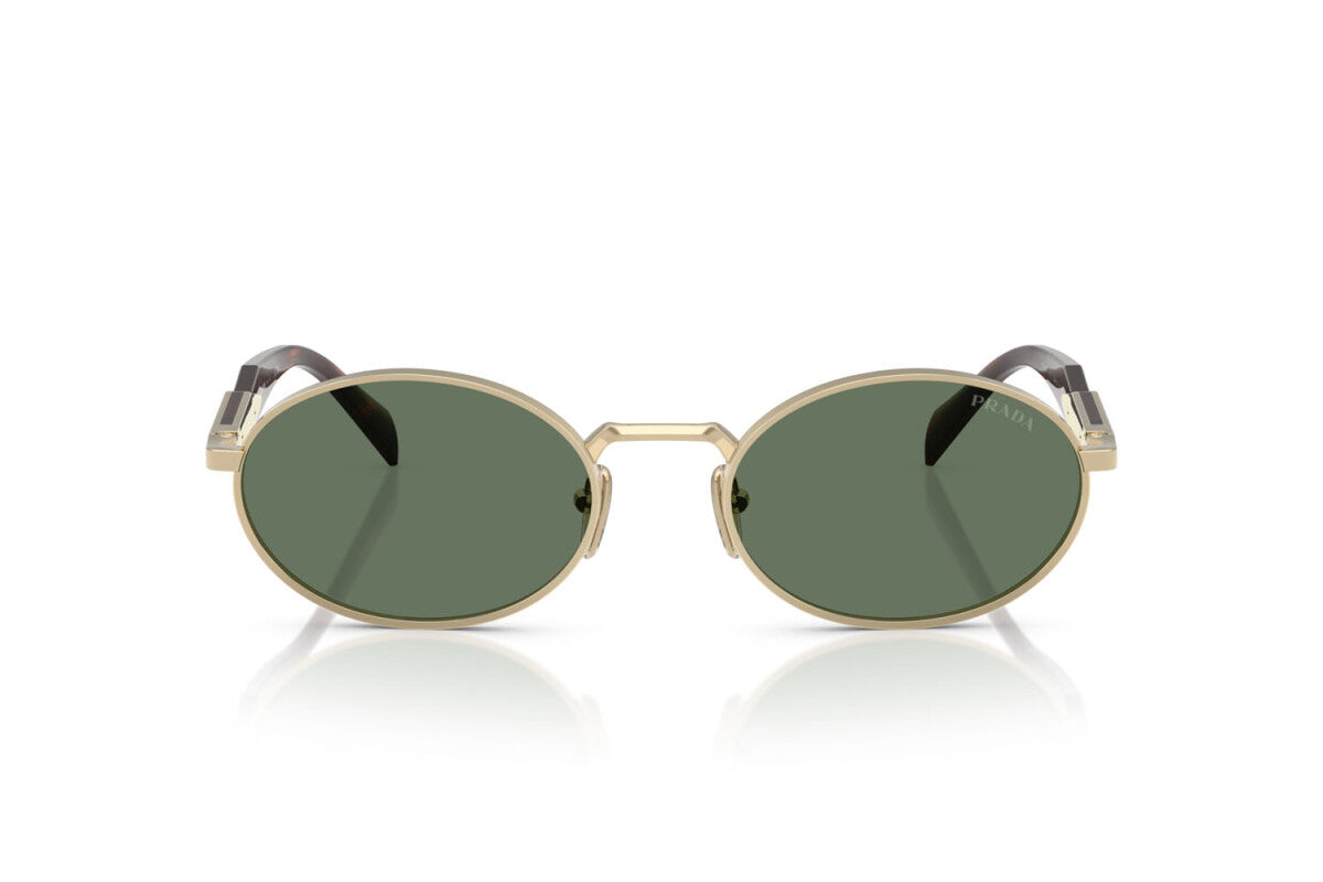 Prada Sunglasses Pale Gold-Dark Green | Prada PR 65ZS Pale Gold-Dark Green