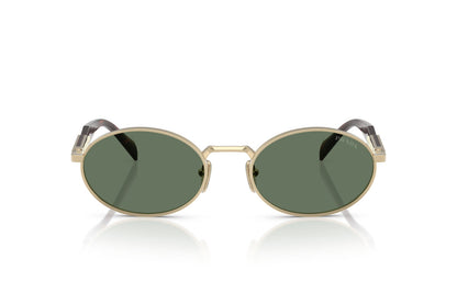 Prada Sunglasses Pale Gold-Dark Green | Prada PR 65ZS Pale Gold-Dark Green