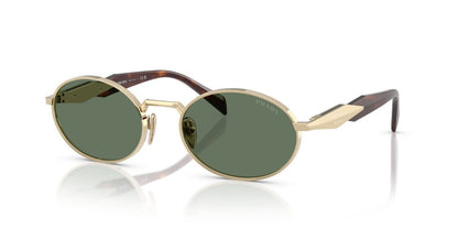 Prada Sunglasses Pale Gold-Dark Green | Prada PR 65ZS Pale Gold-Dark Green