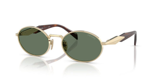 Prada Sunglasses Pale Gold-Dark Green | Prada PR 65ZS Pale Gold-Dark Green
