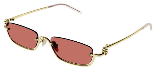 משקפי שמש של גוצ'י זהב-ירוק | GUCCI GG1278S Gold-Green