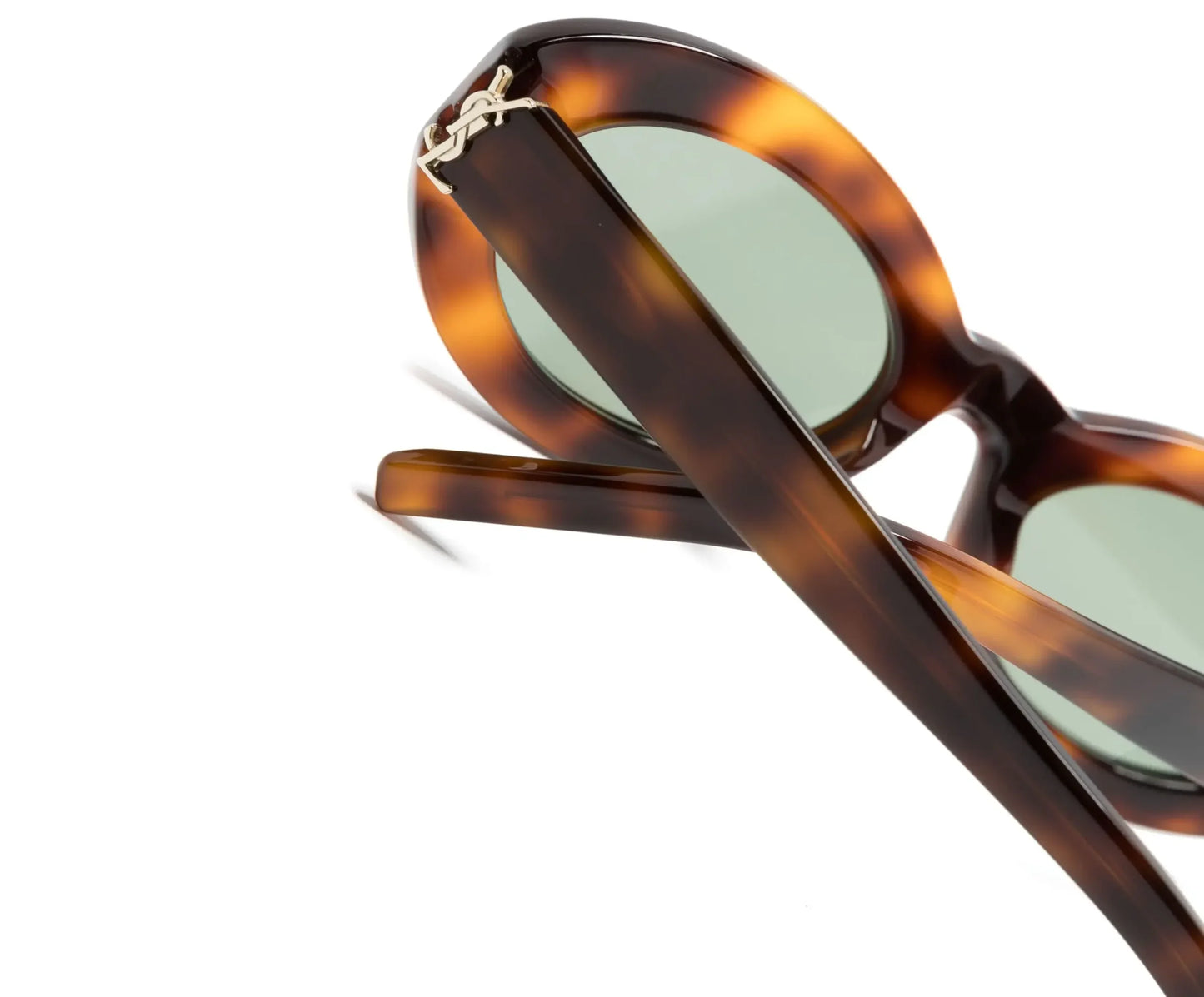 Saint Laurent Eyewear Monogram Hinge oval-frame sunglasses