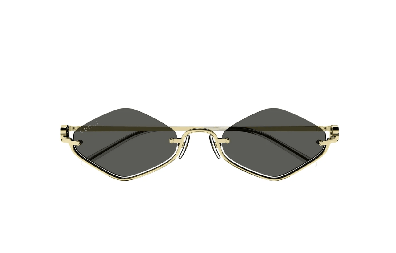 משקפי שמש של גוצ'י שחור זהב | GUCCI GG1604S