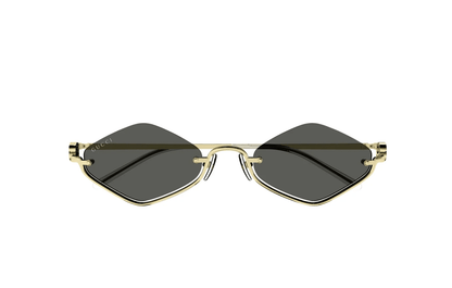 משקפי שמש של גוצ'י שחור זהב | GUCCI GG1604S