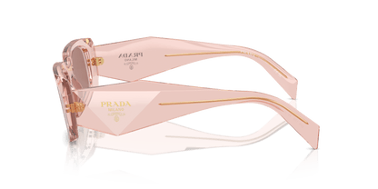 Prada Sunglasses Transparent Peach-Light Brown | PRADA PR 17WS Transparent Peach-Light Brown