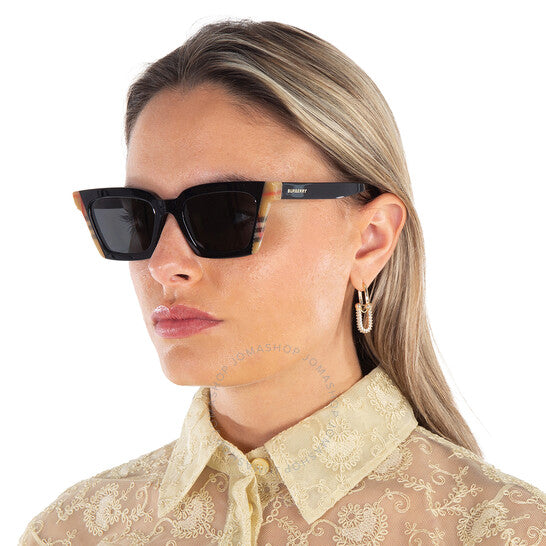 Burberry Sunglasses Black/Vintage Check-Dark Grey | BURBERRY BE4392U Briar Black/Vintage Check-Dark Grey