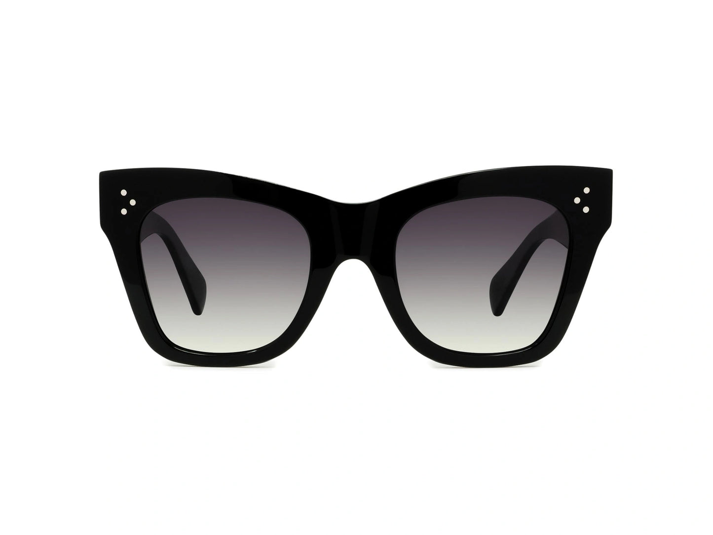 CELINE 3 Dots Black Cat Eye Sunglasses CL4004IN 01D 50
