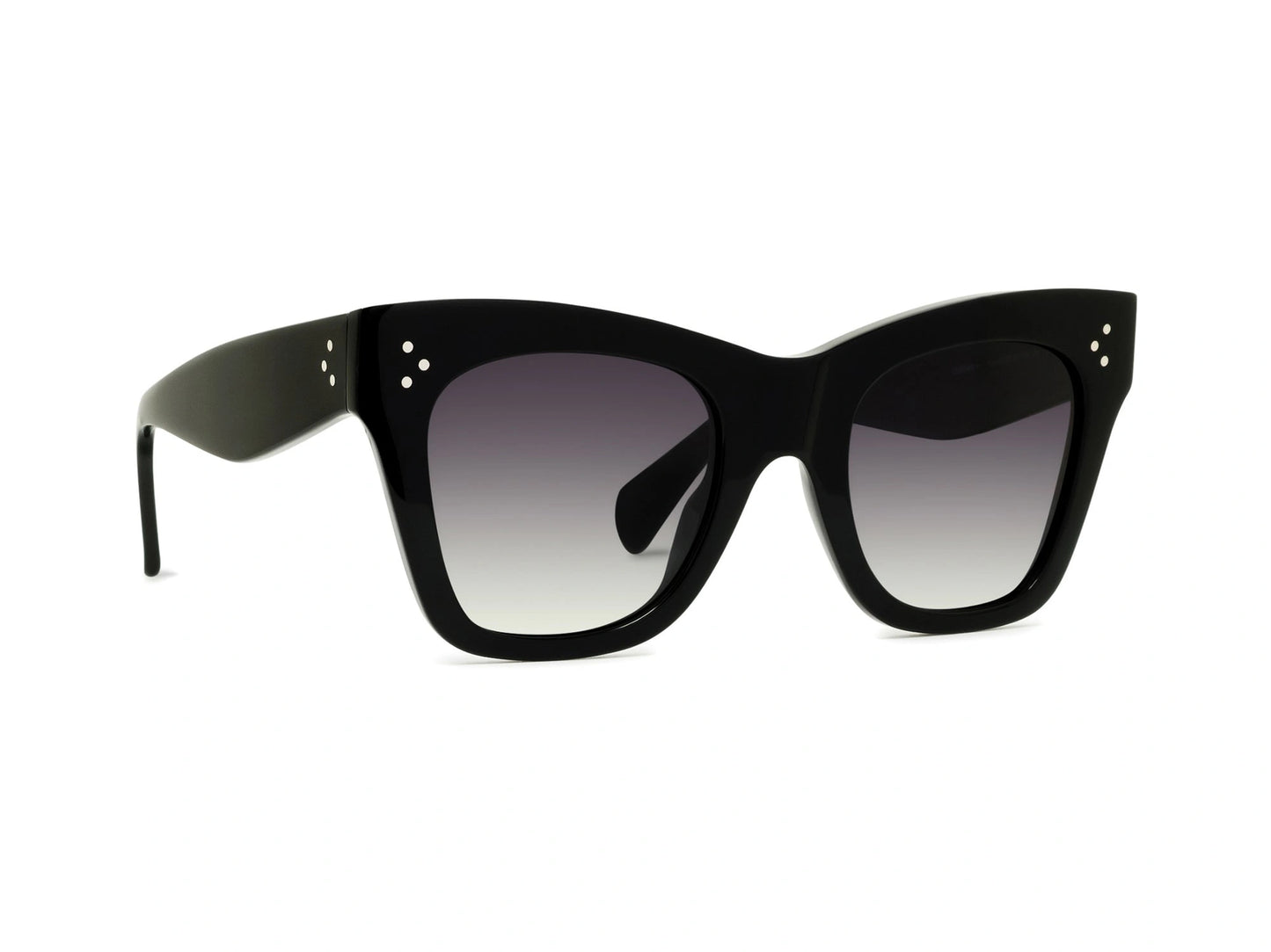 CELINE 3 Dots Black Cat Eye Sunglasses CL4004IN 01D 50