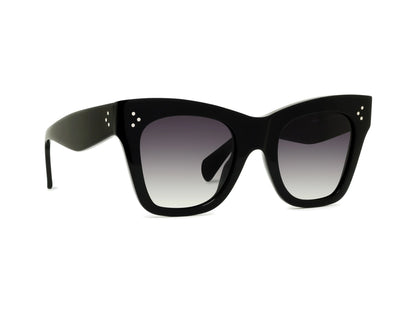 CELINE 3 Dots Black Cat Eye Sunglasses CL4004IN 01D 50