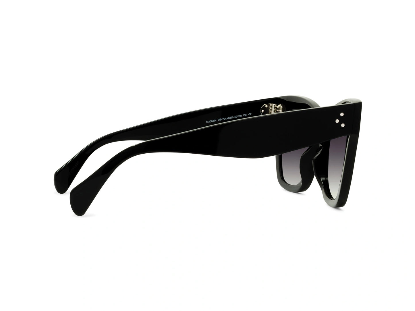 CELINE 3 Dots Black Cat Eye Sunglasses CL4004IN 01D 50