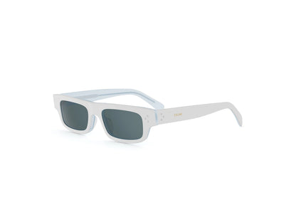 CELINE 3 Dots HD Havana Rectangular Sunglasses CL40337U 22V 52