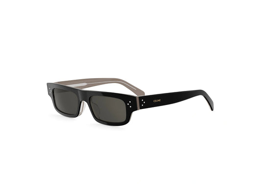 CELINE 3 Dots HD Havana Rectangular Sunglasses CL40337U 03A 52