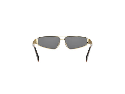 CELINE METAL TRIOMPHE GOLD GEOMETRIC SUNGLASSES CL40318U 30A 59