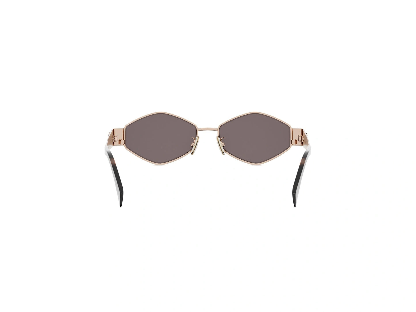 CELINE METAL TRIOMPHE GOLD GEOMETRIC SUNGLASSES CL40254U 28A 54