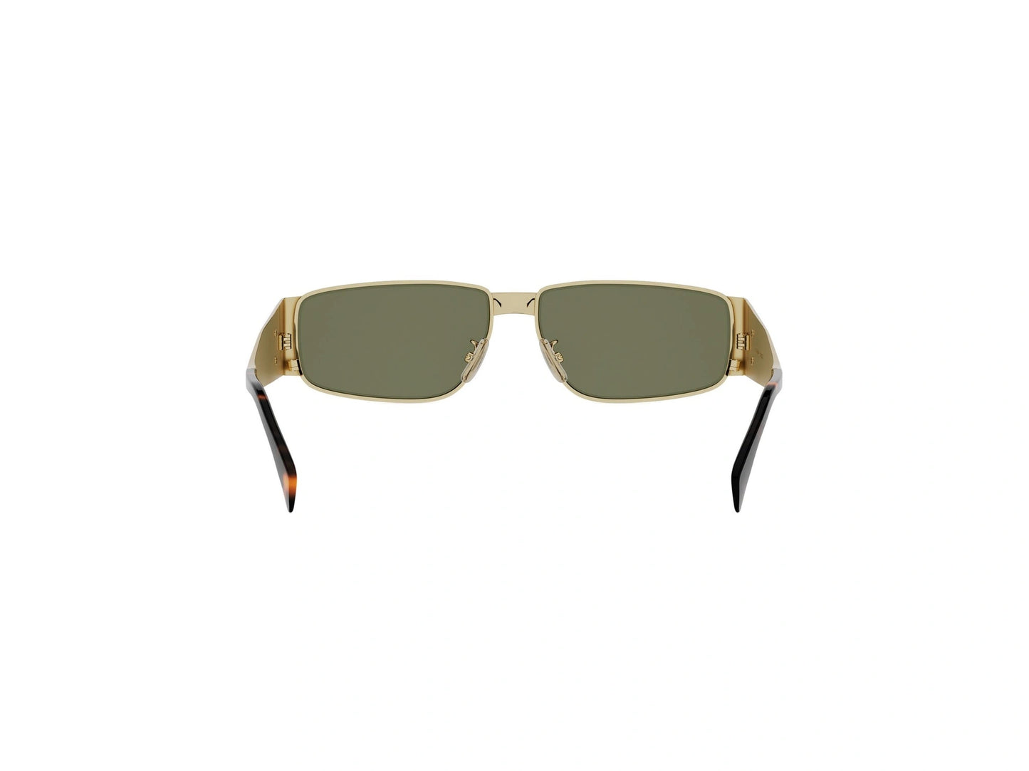 CELINE METAL TRIOMPHE GOLD RECTANGULAR SUNGLASSES CL40325U 30N 59