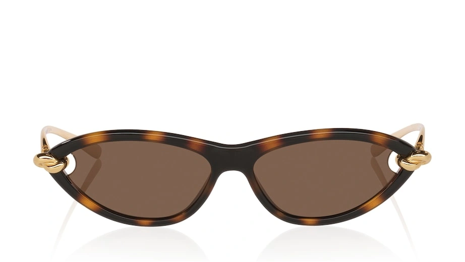 Bottega Veneta Tortoiseshell Cat Eye Sunglasses