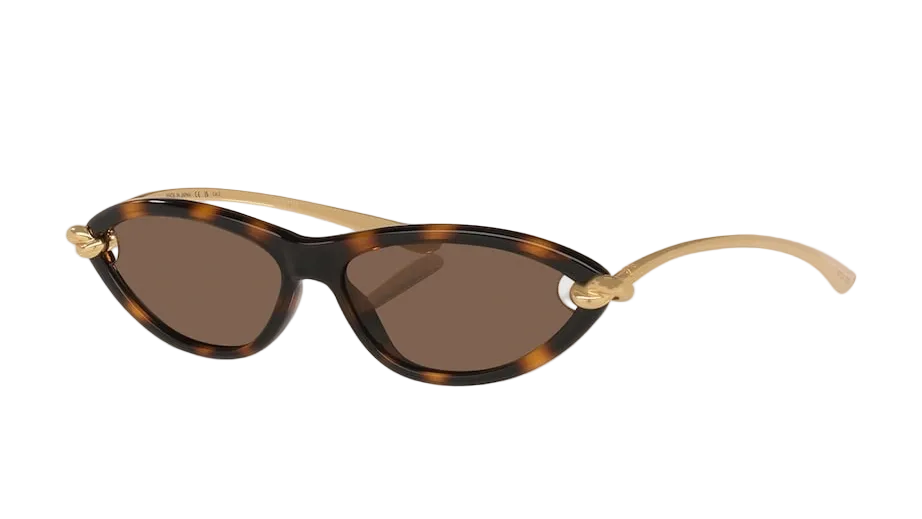 Bottega Veneta Tortoiseshell Cat Eye Sunglasses