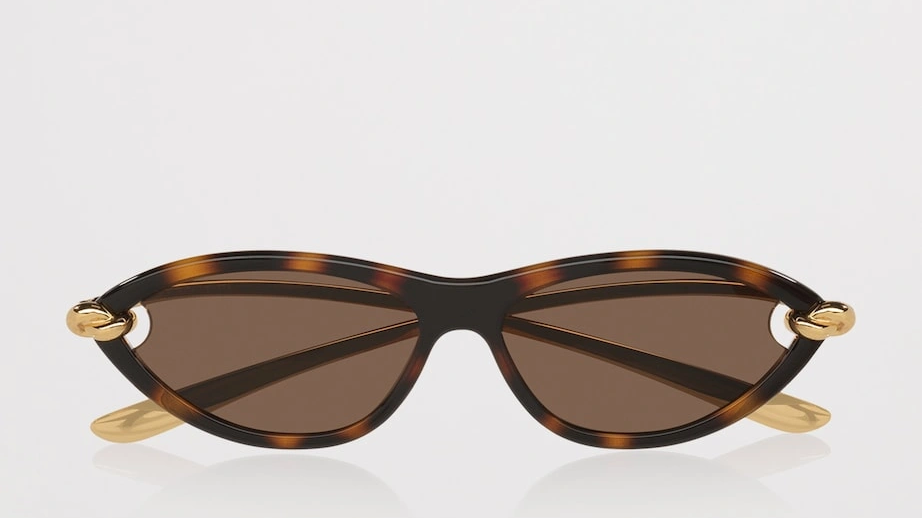 Bottega Veneta Tortoiseshell Cat Eye Sunglasses