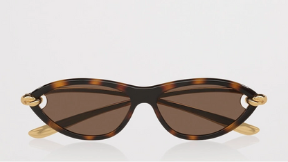 Bottega Veneta Tortoiseshell Cat Eye Sunglasses