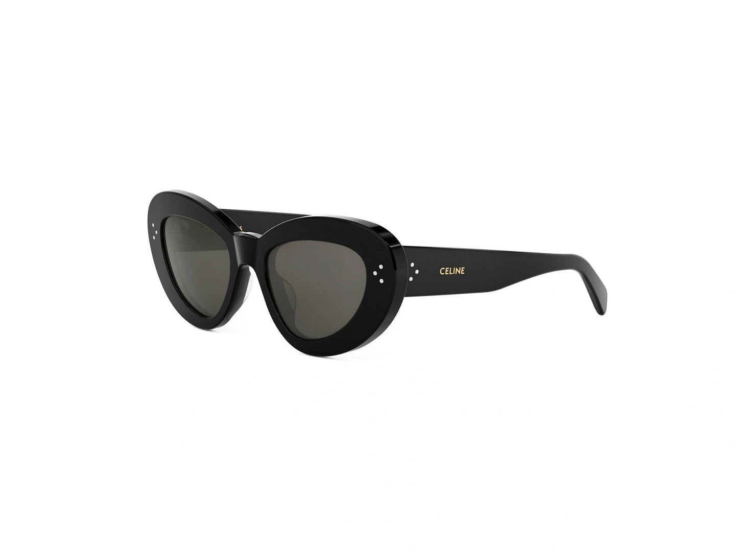CELINE 3 Dots Black Cat Eye Sunglasses CL40320U 01A 52