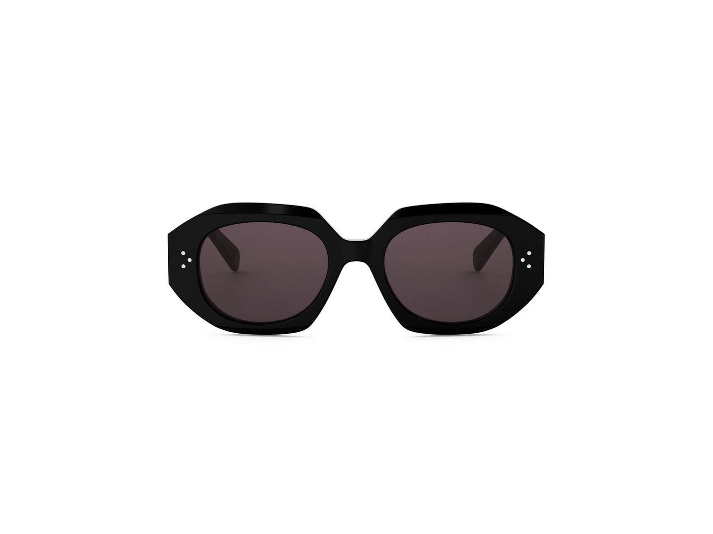 CELINE 3 Dots Black Geometric Sunglasses CL40319I 01Y 52