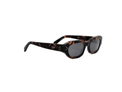 CELINE 3 Dots Havana Geometric Sunglasses CL40314I 52A 54