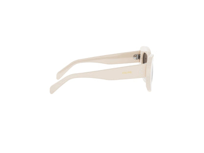 CELINE 3 Dots White Cat Eye Sunglasses CL40320U 25F 52