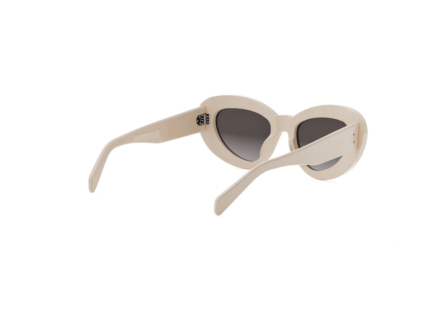 CELINE 3 Dots White Cat Eye Sunglasses CL40320U 25F 52