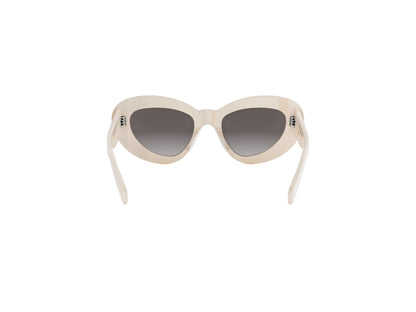 CELINE 3 Dots White Cat Eye Sunglasses CL40320U 25F 52