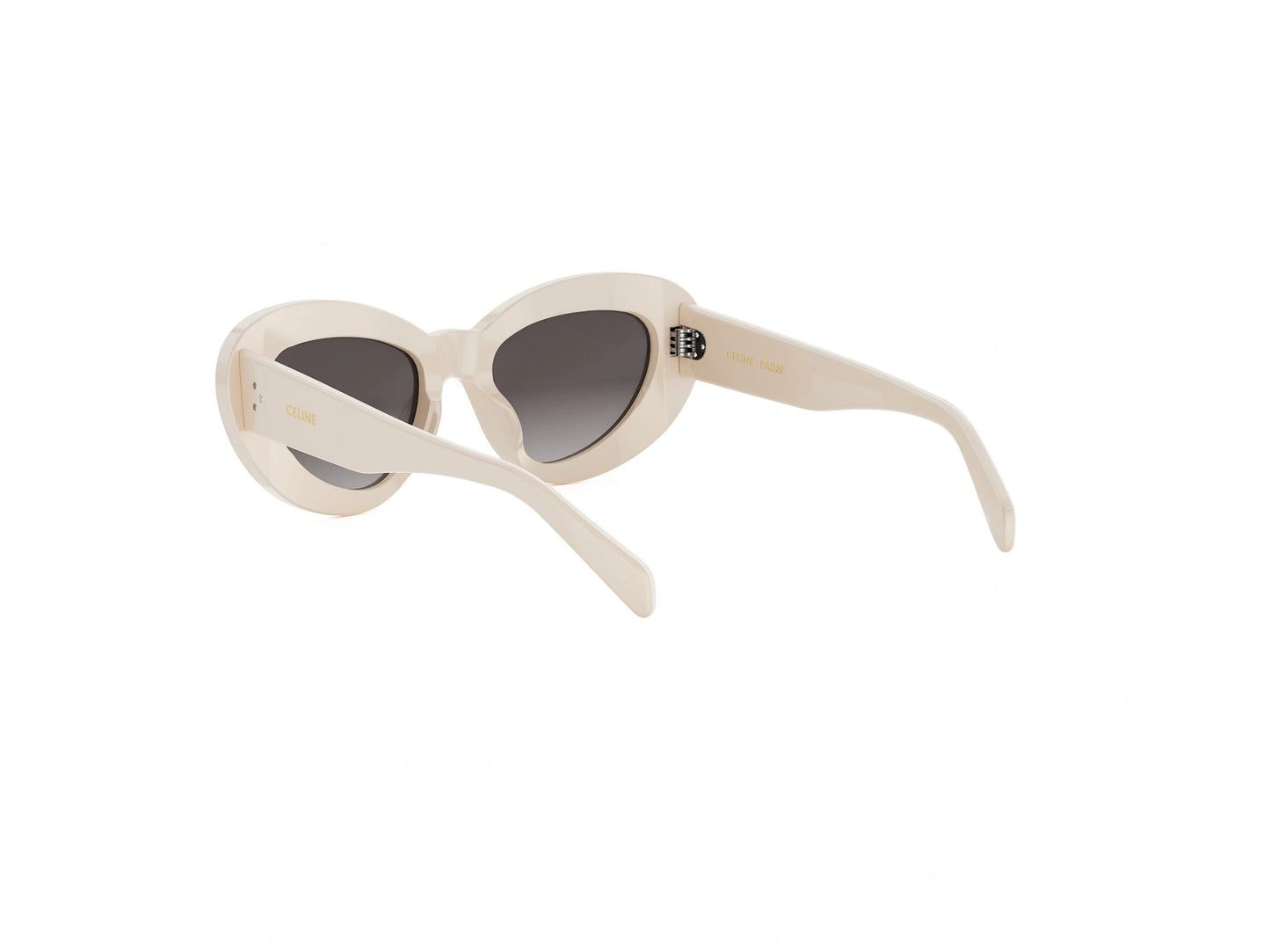 CELINE 3 Dots White Cat Eye Sunglasses CL40320U 25F 52