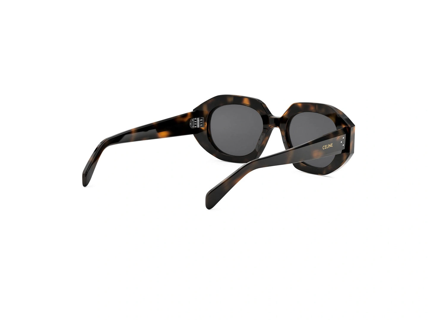 CELINE 3 Dots Havana Geometric Sunglasses CL40319I 53A 52