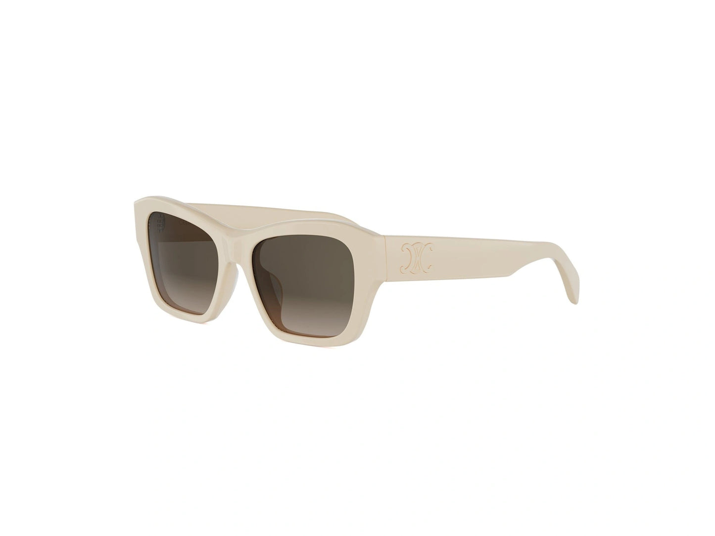 CELINE Triomphe White Butterfly Sunglasses CL40330U 25F 54