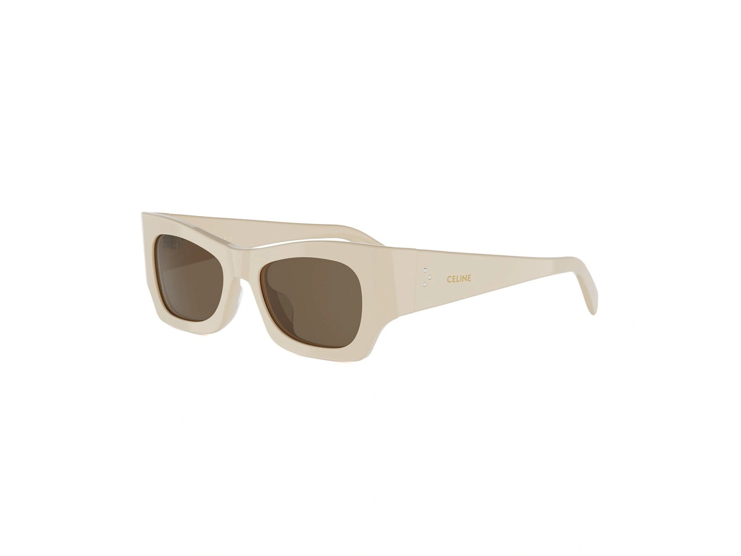 CELINE 3 Dots White Cat Eye Sunglasses CL40333U 25E 52
