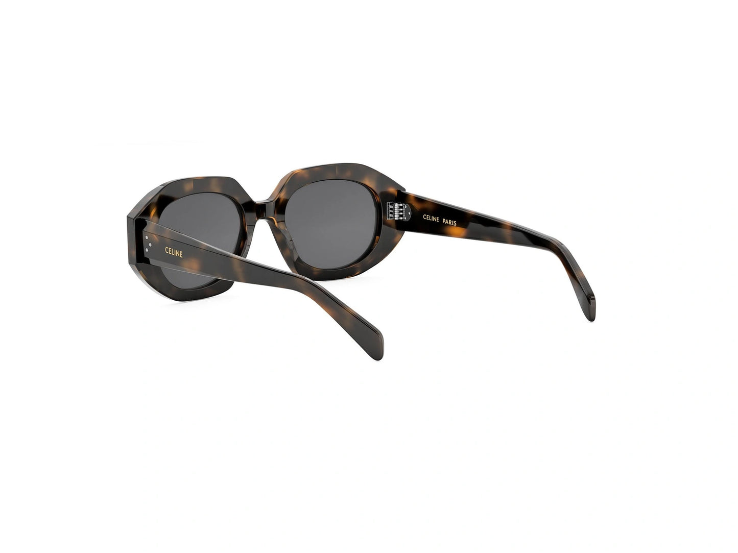 CELINE 3 Dots Havana Geometric Sunglasses CL40319I 53A 52